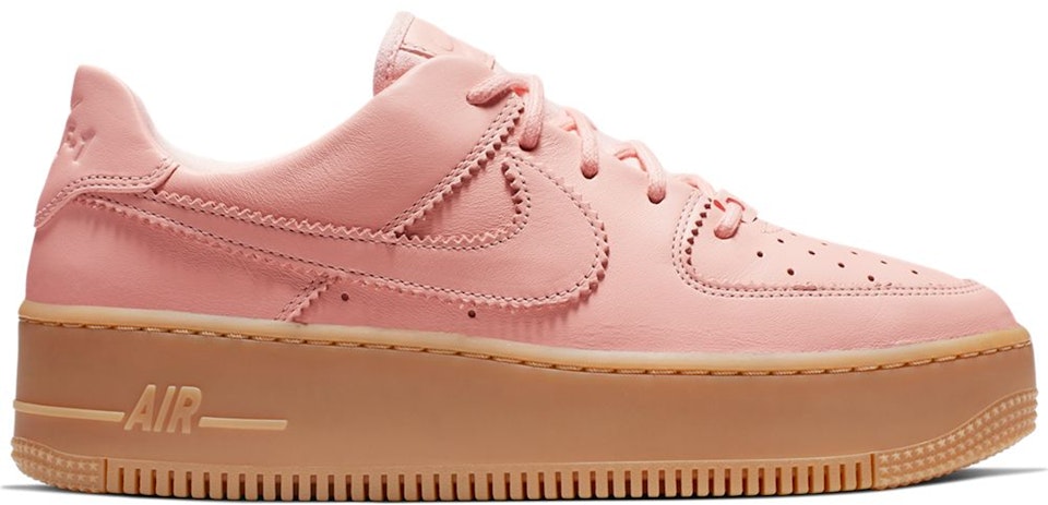 Nike Air Force 1 Sage Low LX Washed Coral Gum (Women's) - AR5409-600 US