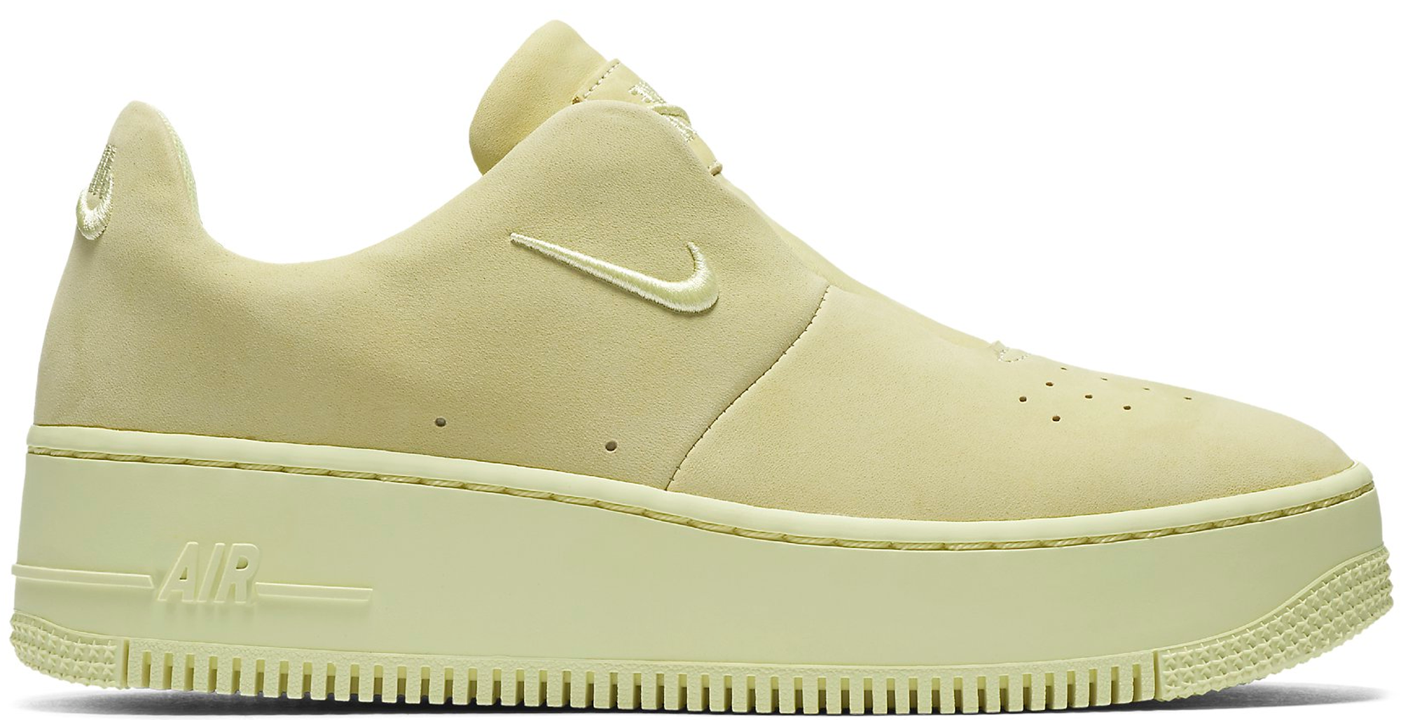 sage green and gold air force 1