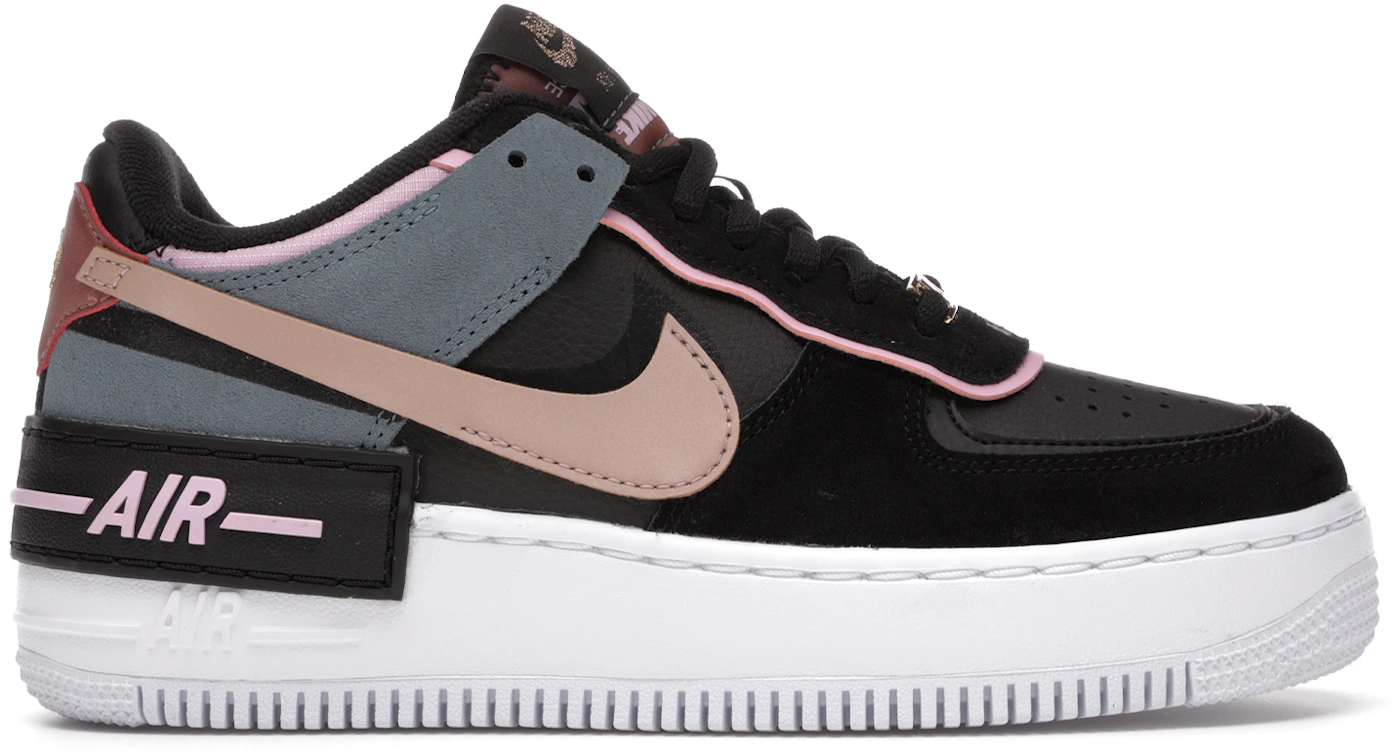tussen Gorgelen Vrouw Nike Air Force 1 Low Shadow Black Light Arctic Pink Claystone Red (Women's)  - CU5315-001 - US