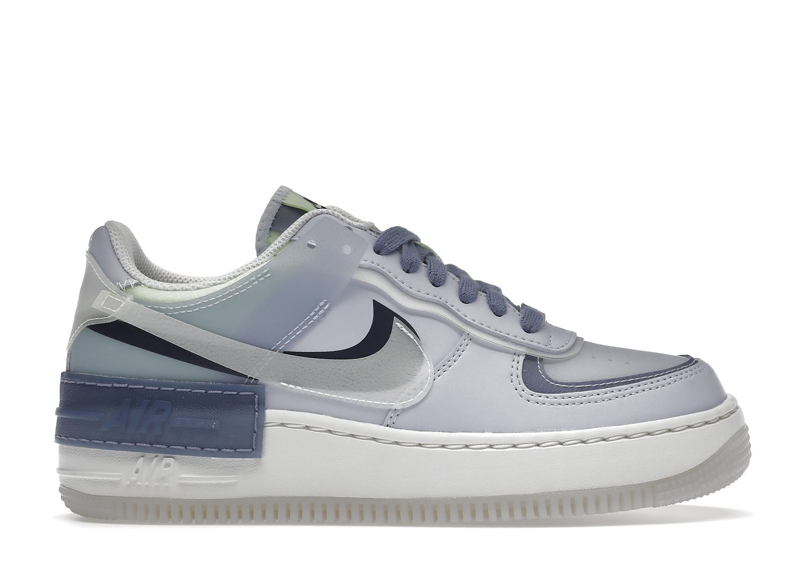 Nike Air Force 1 Low Shadow Sail Light Silver Citron Tint (Women's 