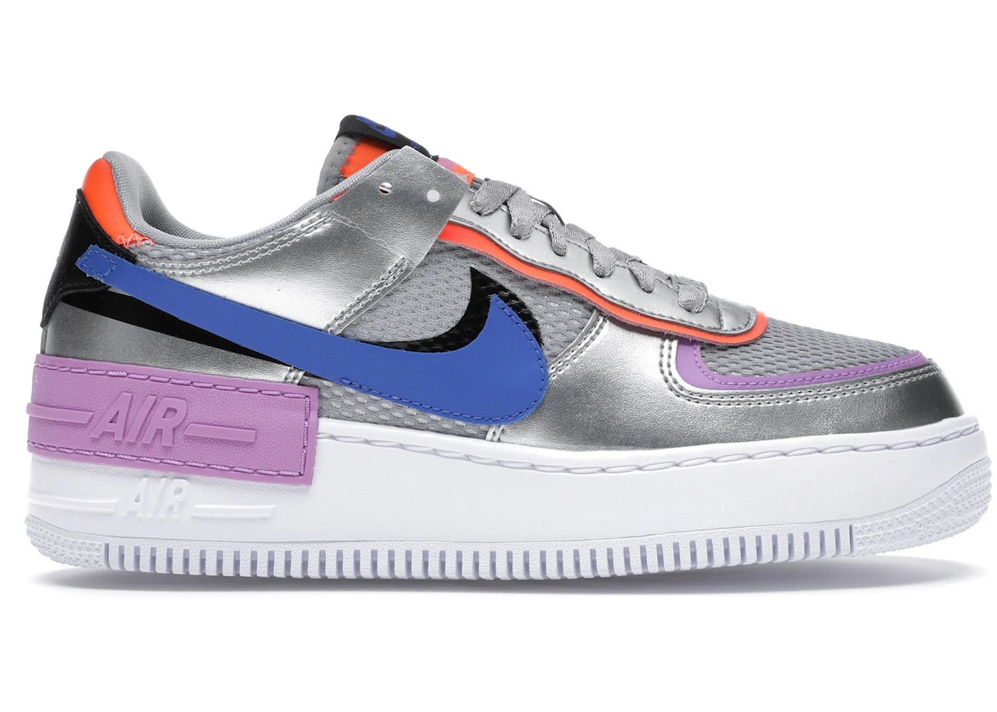 Nike Air Force 1 Low Shadow Metallic Silver (Women's) - CW6030-001 - US
