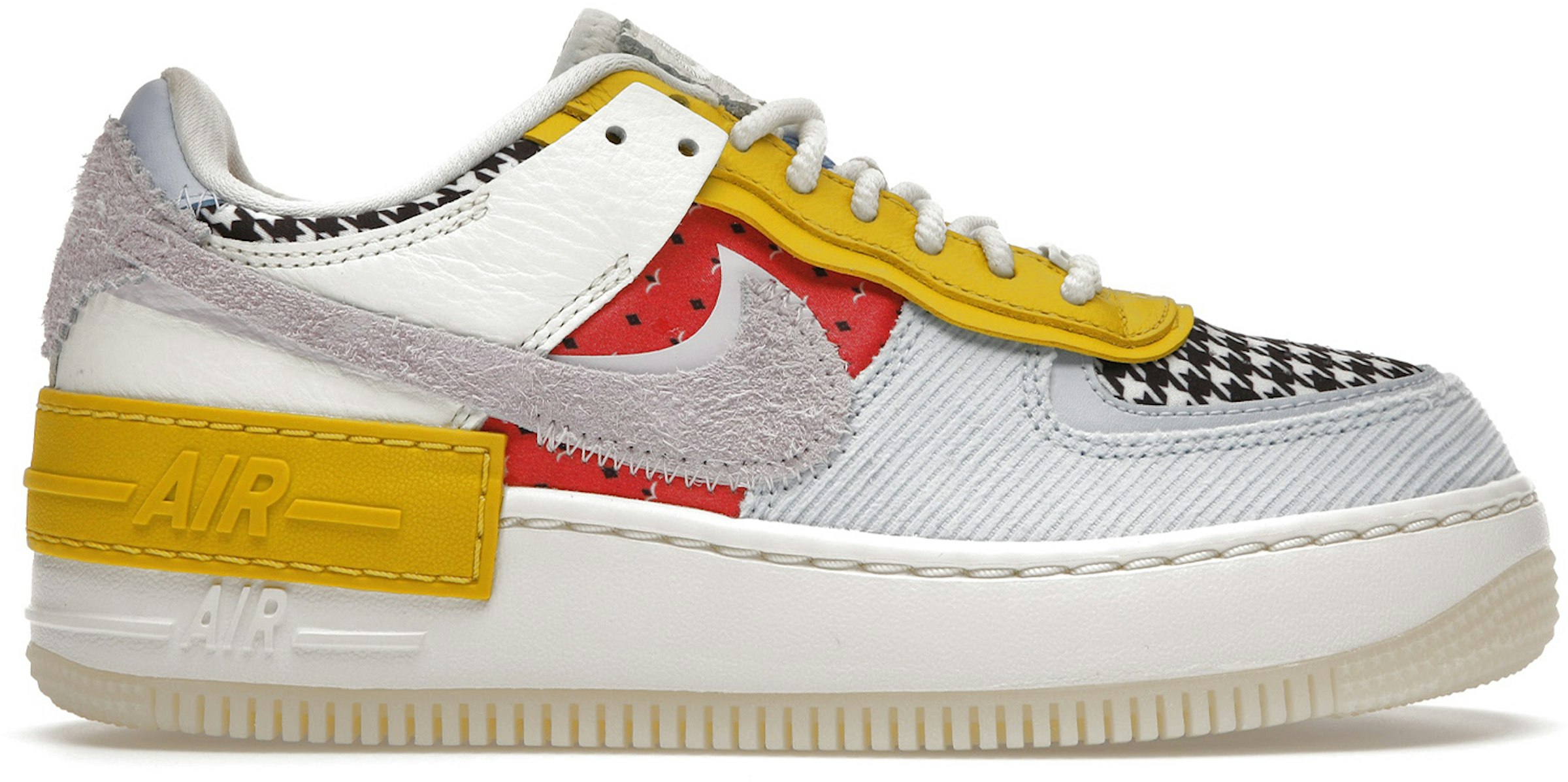 Nike Air Force 1 Low Shadow Multi Houndstooth - - US