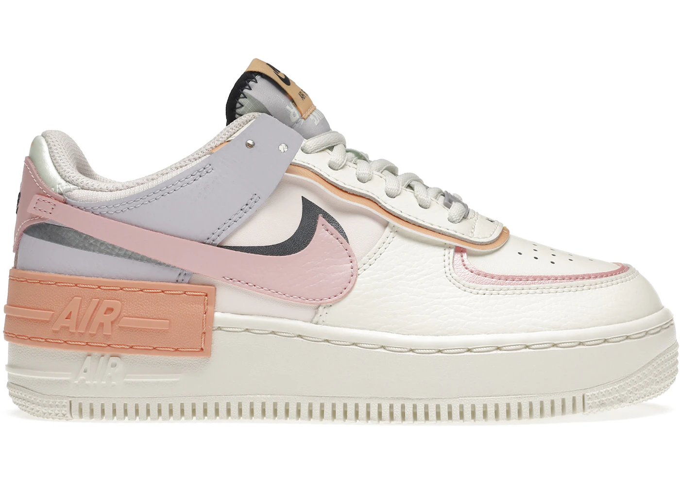 Nike Af1 Nike Shadow Beige Pink Casual Shoes Nike Air Force Shadow