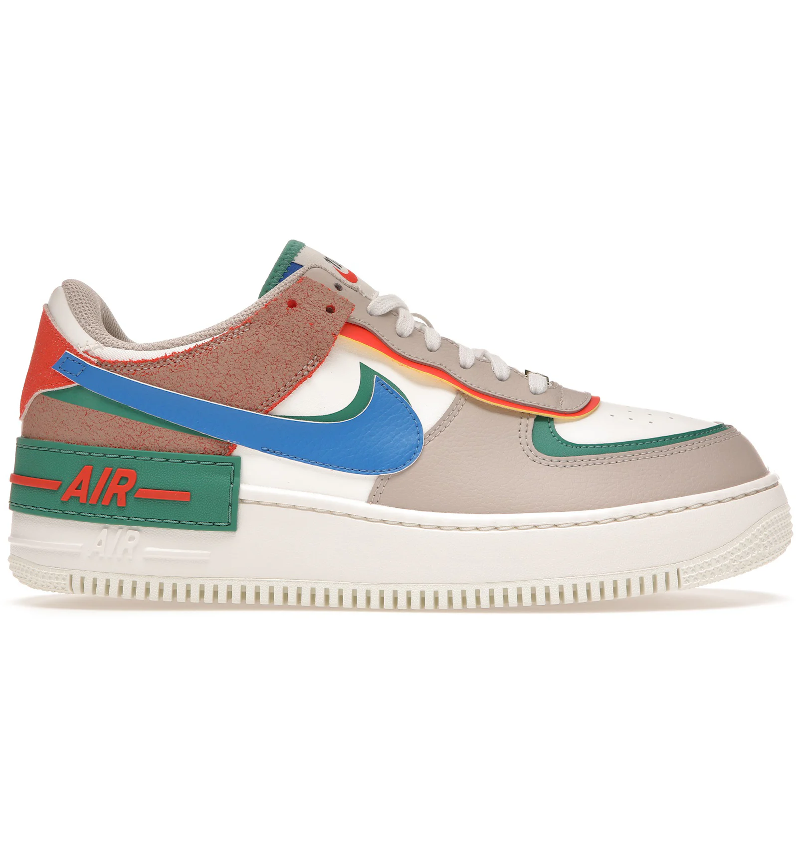 Nike Air Force 1 Low Shadow Sail Signal Blue Green Women s