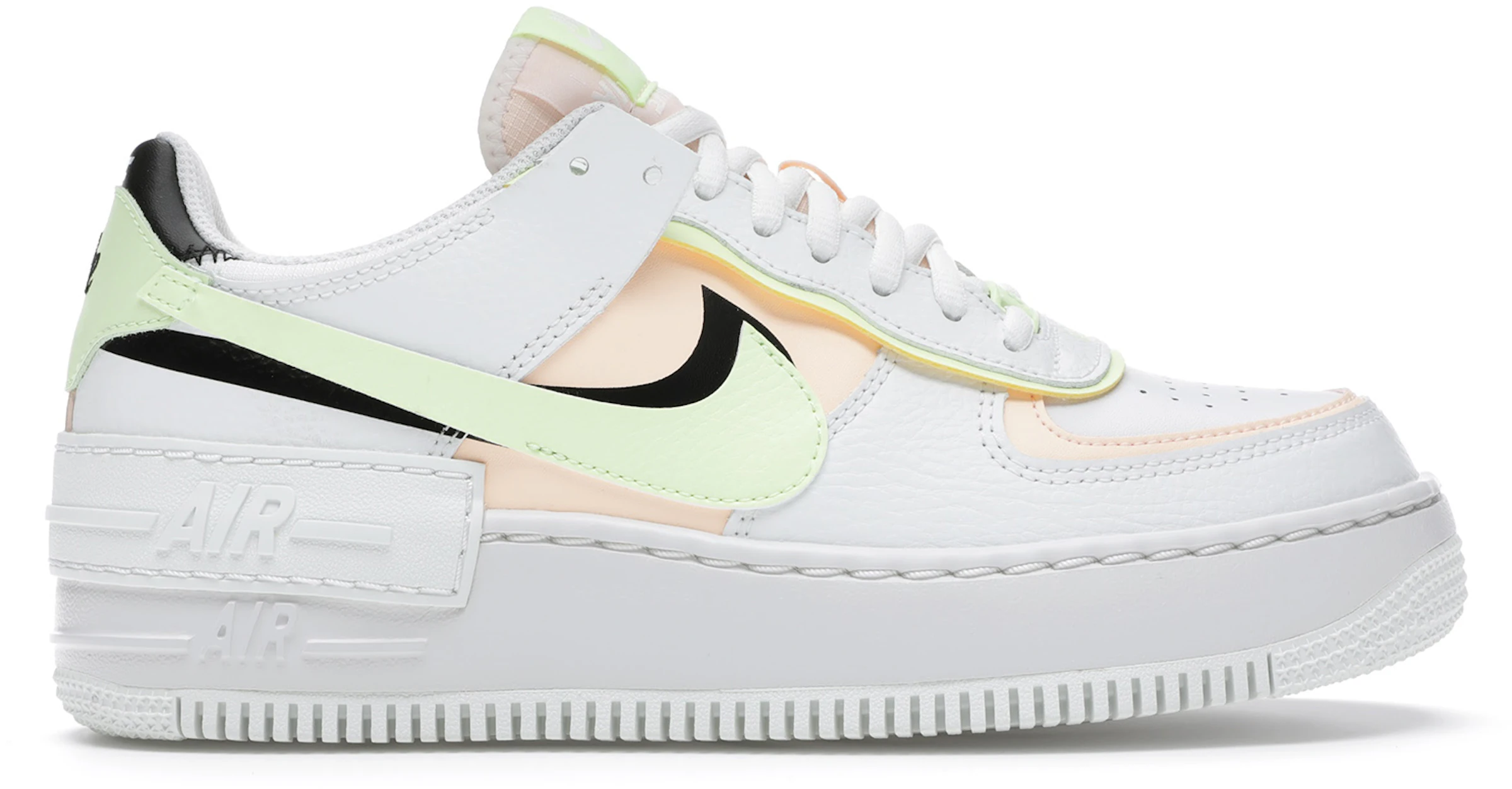 Nike Force 1 Low Shadow Summit White Barely Volt Crimson - CI0919-107 - US