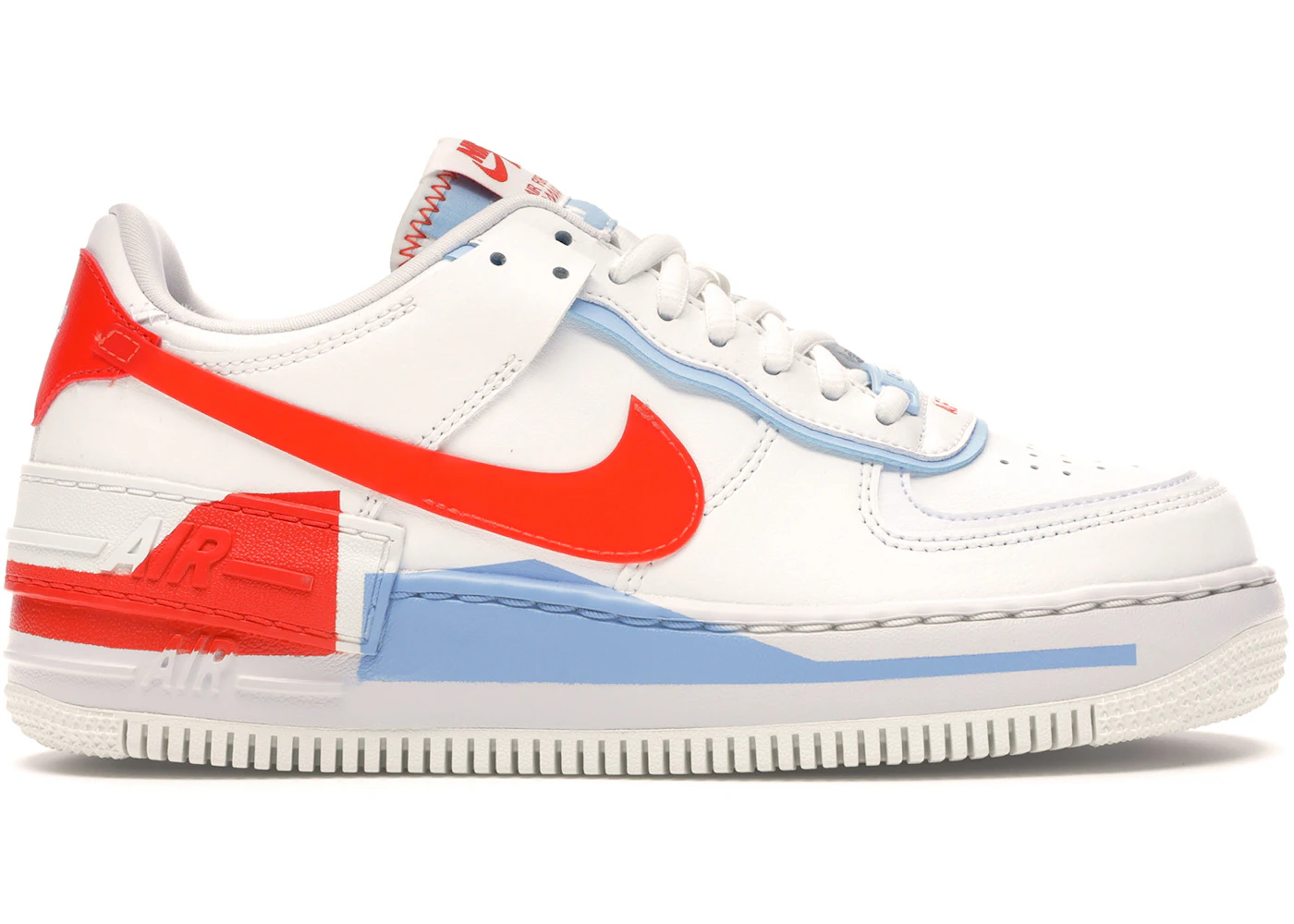 Nike Air Force 1 Low Shadow Summit White Team Orange (Women's) - CQ9503-100 - US