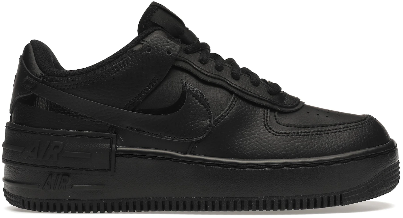 Nike Air Force 1 Shadow Sneaker in Black/Black/Black at Nordstrom, Size 7