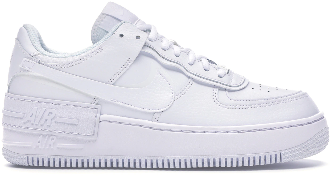 Nike Air Force 1 Low Shadow Triple White W for sale