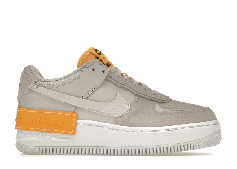 Orange and grey hot sale air force ones