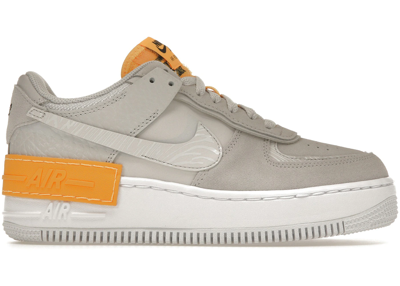 Nike Air Force Shadow Vast Grey Laser Orange Nike Air Force Low