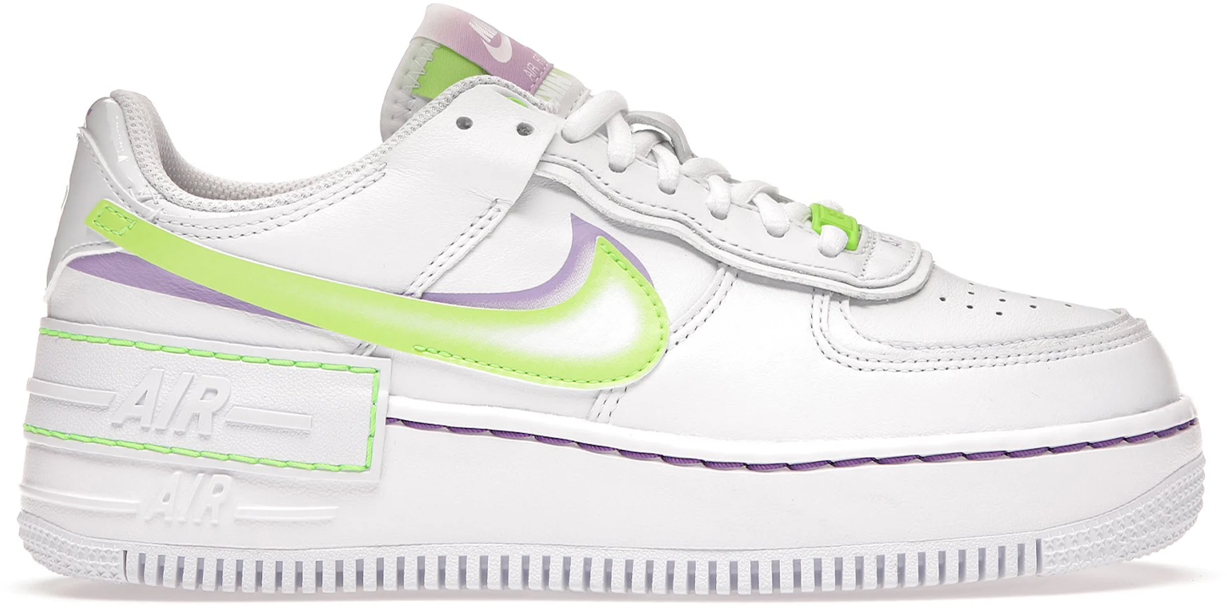 Nike Air Force 1 Low Shadow White Electric Green (Women's) - DD9684-100 - US