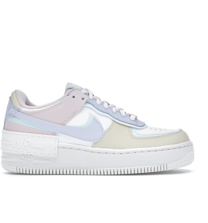 Nike Air Force Low Shadow White Glacier Blue Ghost (Women's