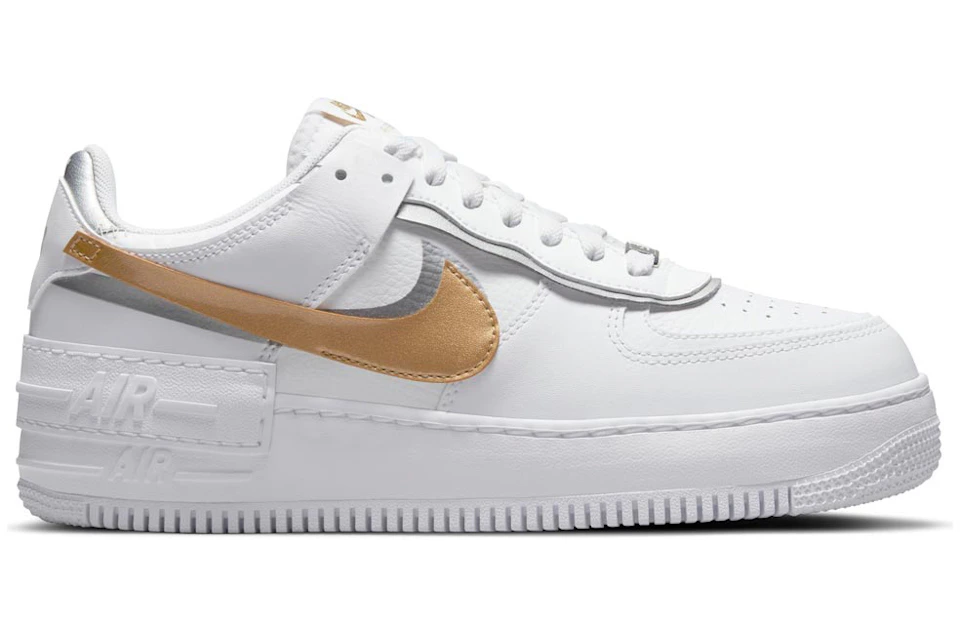 Nike Air Force 1 Low Shadow White Gold