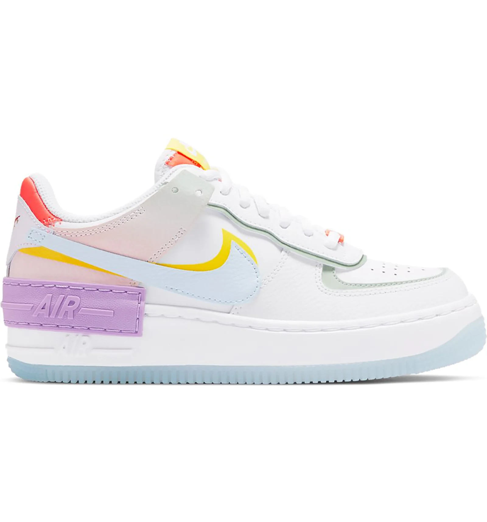 Nike Air Force 1 Low Shadow White Hydrogen Blue Purple Women s