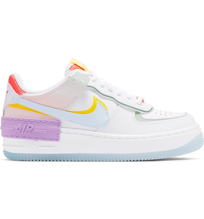 Nike Air Force Low Shadow White Hydrogen Blue Purple