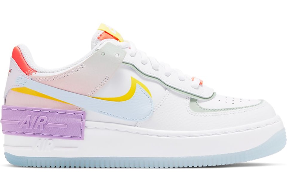 Nike Air Force 1 Low Shadow White Hydrogen Blue Purple Women s