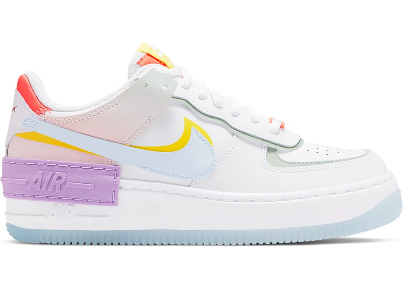 Nike Air Force 1 Low Shadow White Hydrogen Blue Purple Women s CW2630 141 US