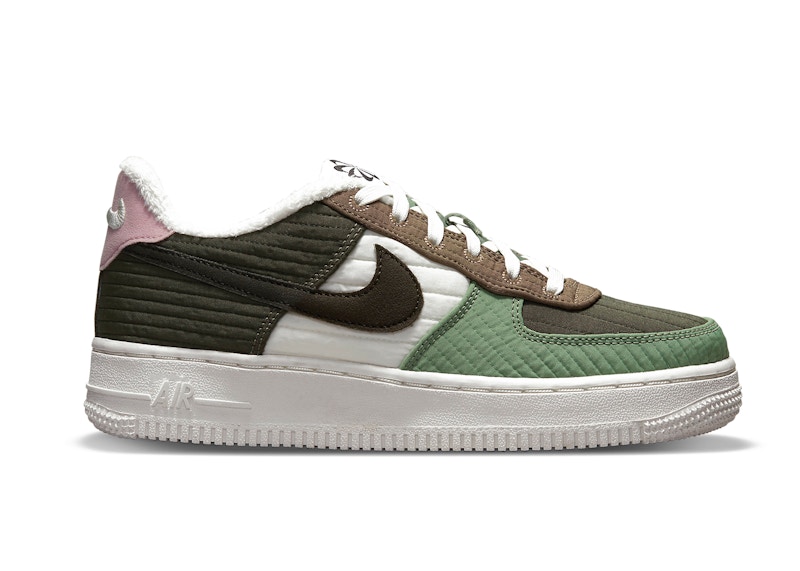 Nike Air Force 1 Low Toasty Oil Green (GS) Kids' - DO5215-331 - US