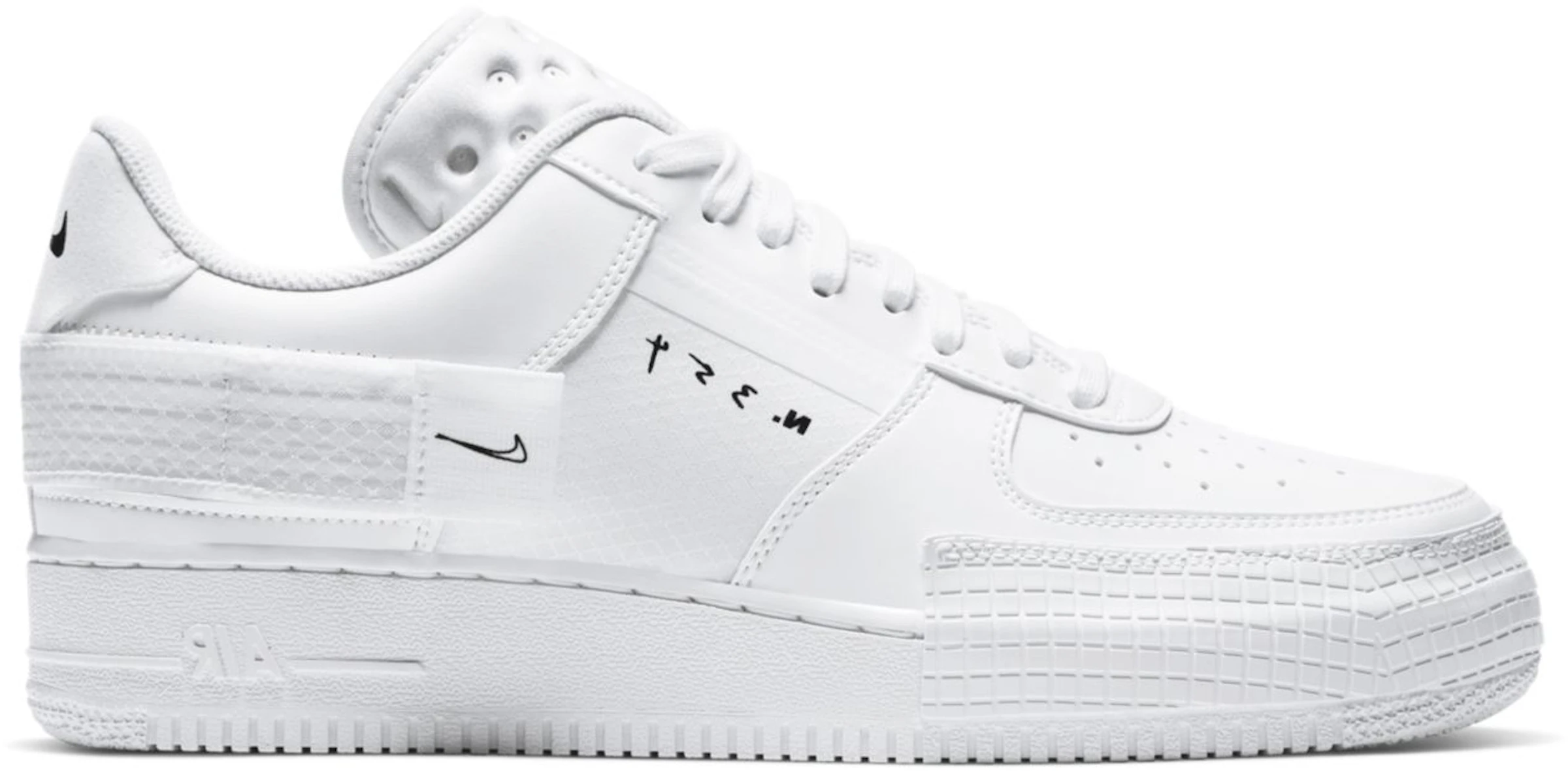 Afwijking afstuderen band Nike Air Force 1 Low Type 2 Triple White - CT2584-100 - US