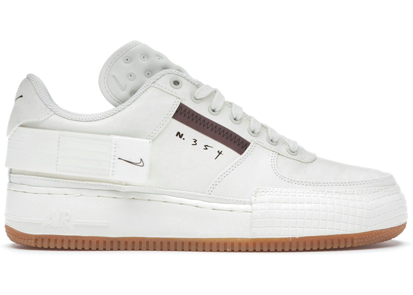 Nike Air Force 1 Type Sail Gum - CJ1281-100