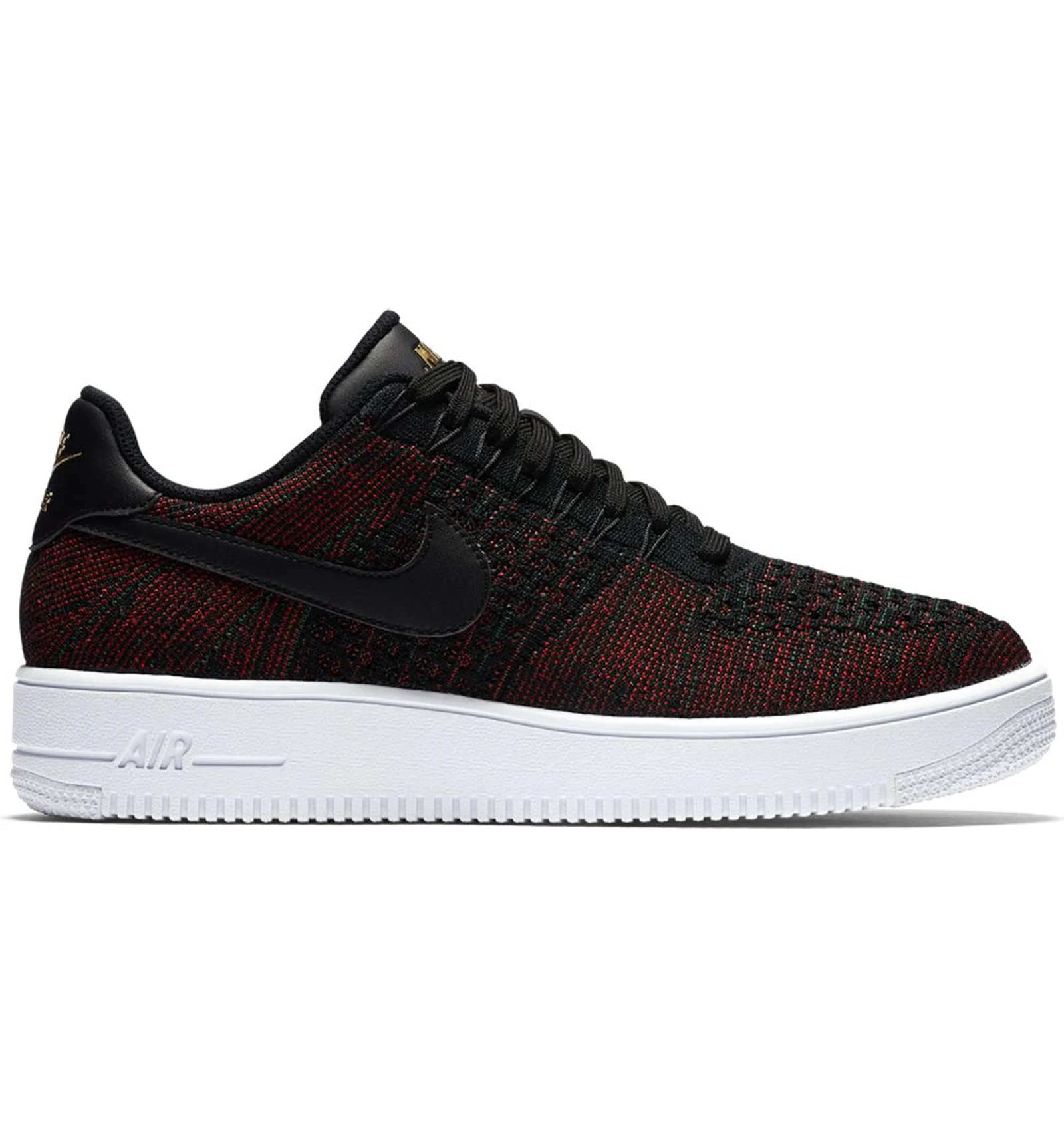 Nike Air Force 1 Ultra Flyknit Low Black Metallic Gold Men s