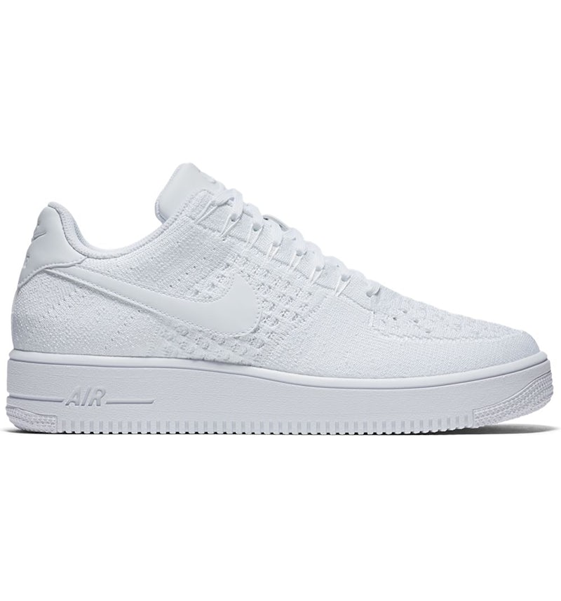 Nike Air Force 1 Ultra Flyknit Basse Triple Blanc Homme Style 817419 101 FR