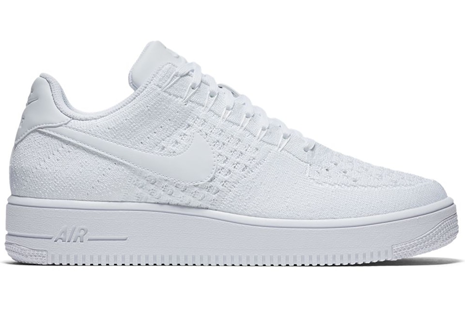 Nike Air Force 1 Ultra Flyknit Low Triple White Men's - 817419-101