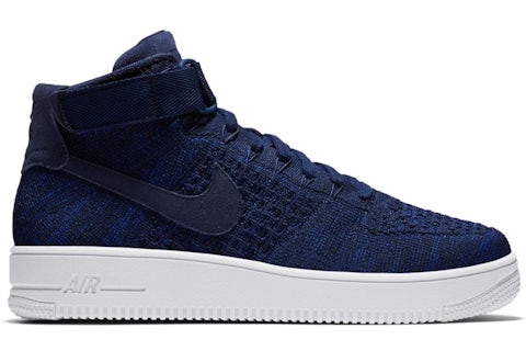 Air force 1 flyknit blue shop