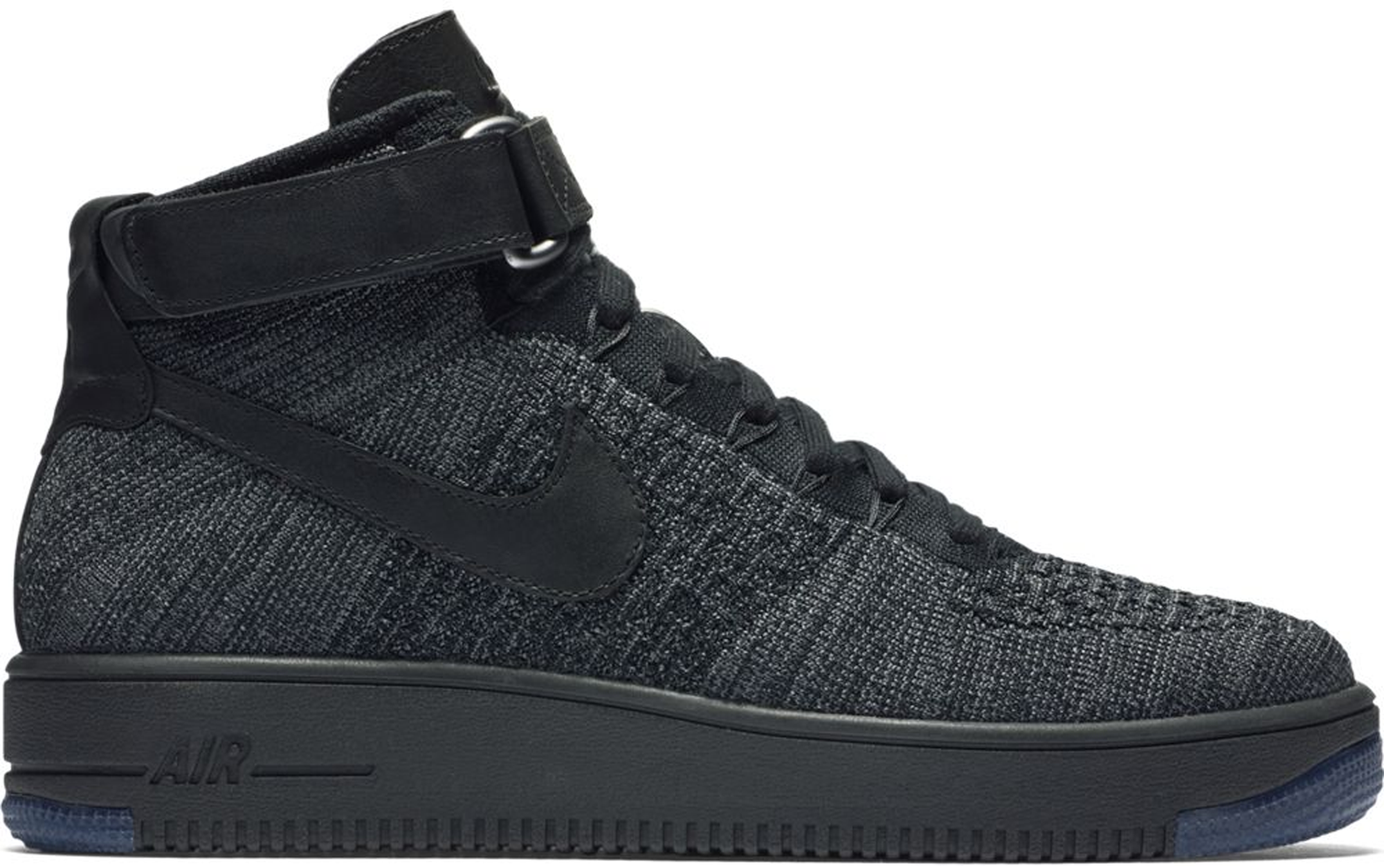 all black flyknit air force 1