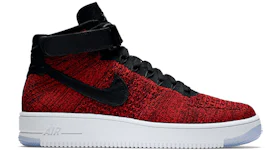 Nike Air Force 1 Ultra Flyknit Mid University Red Black
