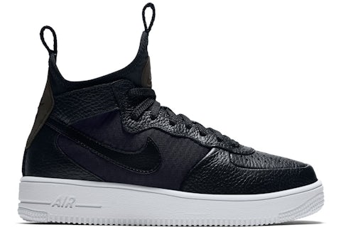 Nike Air Force 1 Ultraforce Mid Negro Blanco de mujer 864025 005 MX