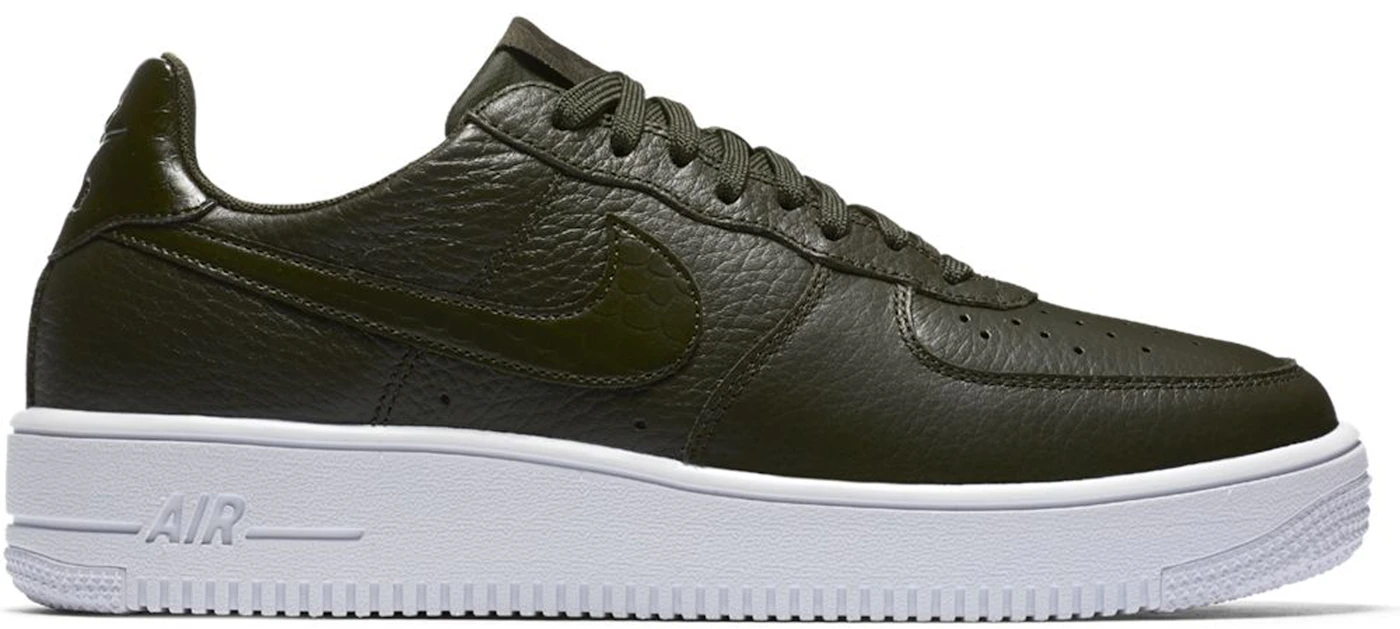 Nike Men's Air Force 1 Low Utility Sequoia Black Green Gum AO1531 300 Size  9.5