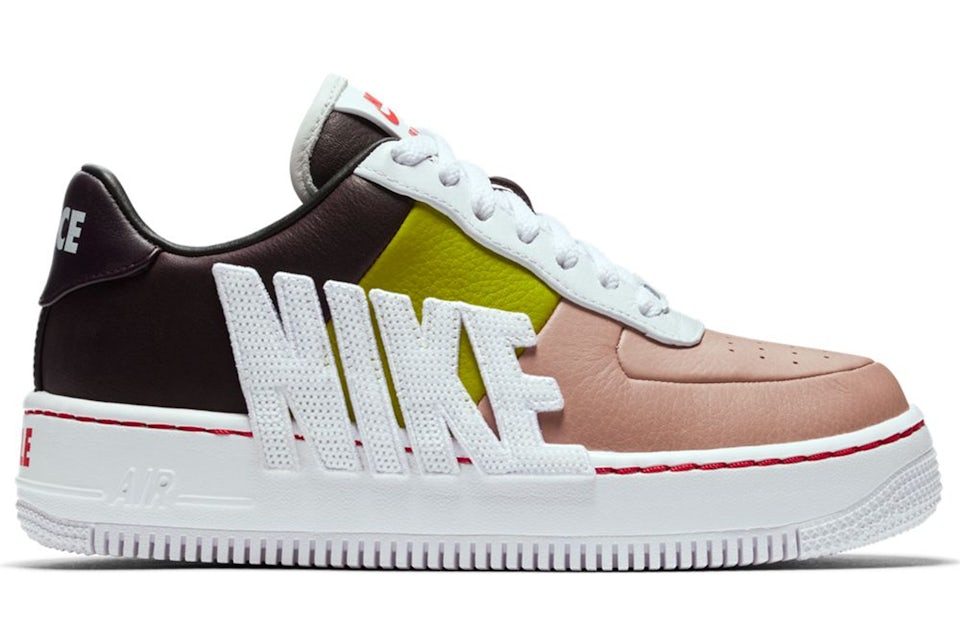 Nike Air Force 1 Upstep Force Is Female Port Wine Bright Cactus