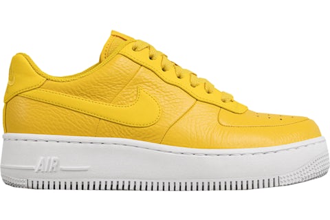Nike Air Force 1 Upstep Low Bread Butter Yellow Women s Sneakers GB