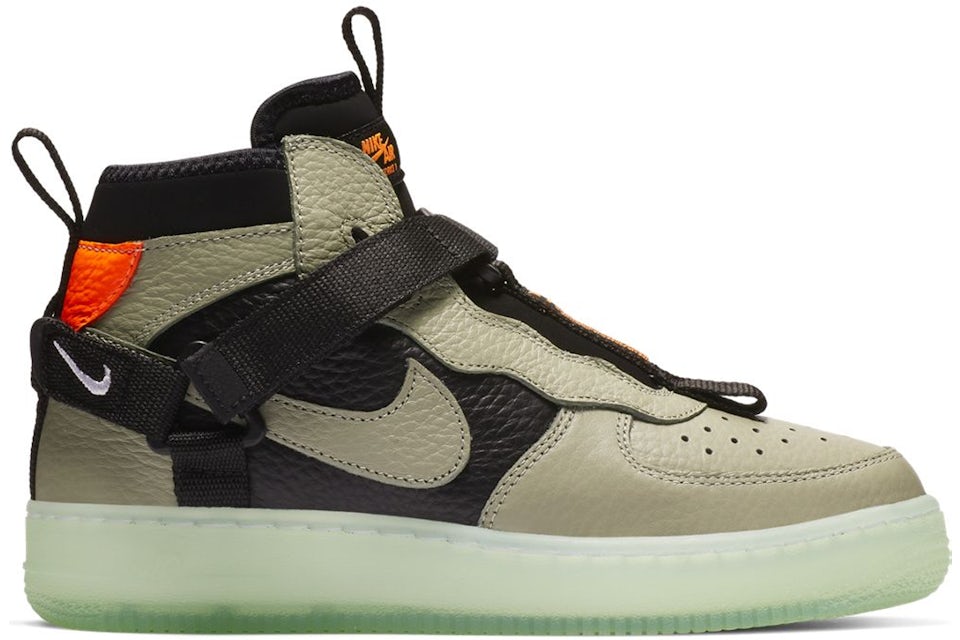 Nike Air Force 1 Utility Mid Spruce Fog GS Kids AQ3693 300 GB