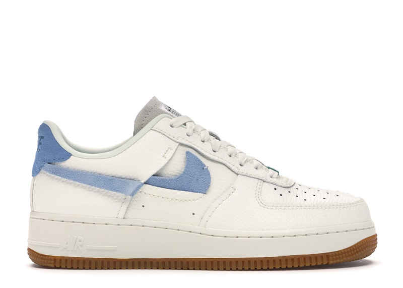 nike air force 1 vandalized in sail mystic green