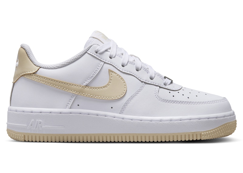 NIKE Pre-owned Air Force 1 Sneakers In White/light Khaki In Multi