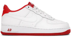 Nike Air Force 1 White University Red (GS)