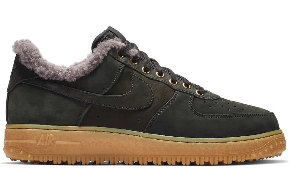 Nike Air Force 1 Winter Black Thunder Grey Gum Men s BV0131 001 US