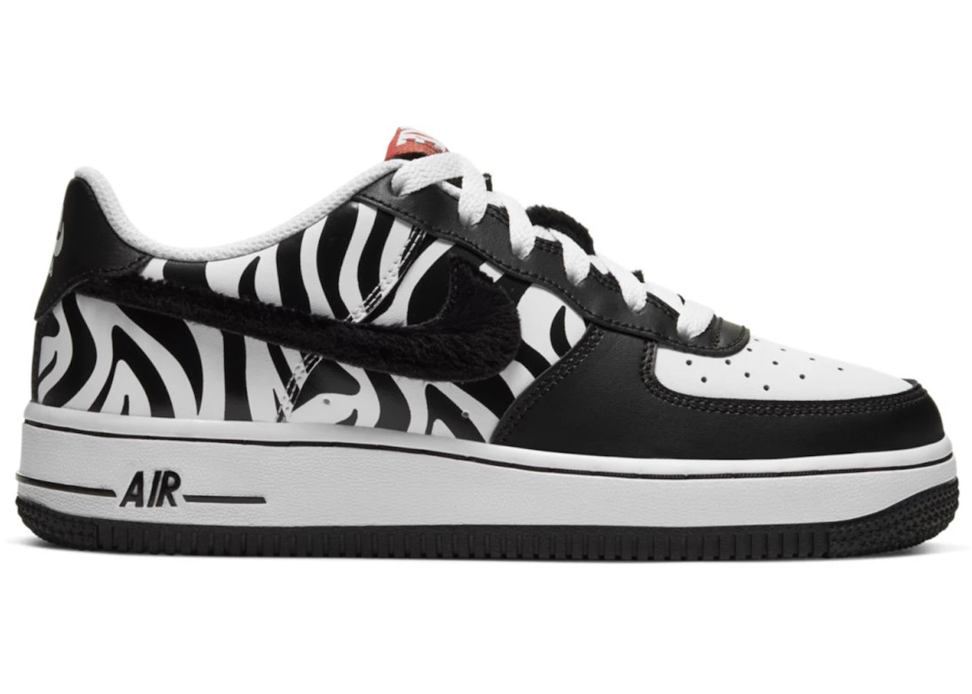 Nike Air Force Zebra (para escolares) CU4687-100 US