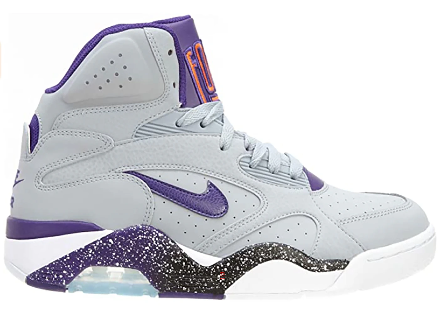 Nike Air Force 180 Mid Wolf Grey Court Purple Men's - 537330-050 - US