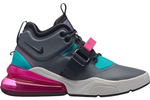 Nike Air Force 270 Cool Grey Hyper Jade GS AJ8208 005 US