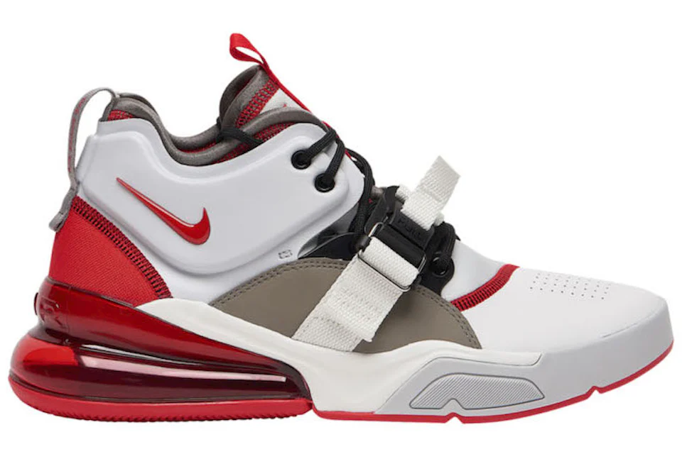 Nike Air Force 270 Summit White/University Red