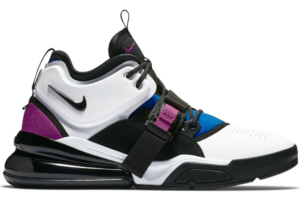Nike Air Force 270 White Black Lyon Blue