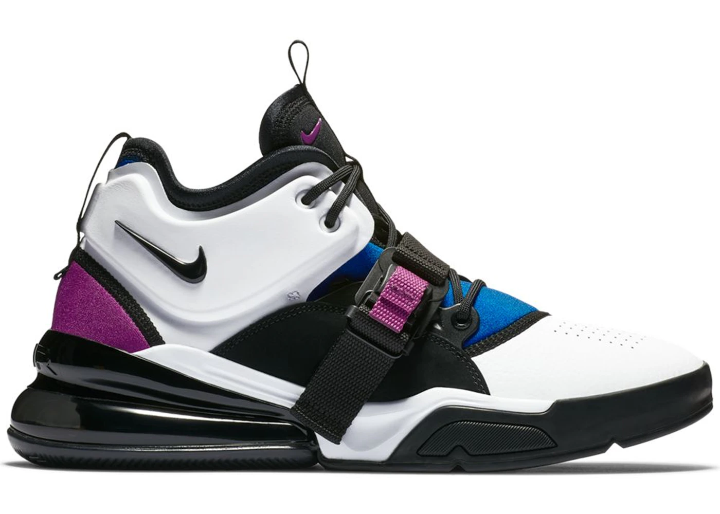 Nike Air Force 270 White Black Lyon Blue