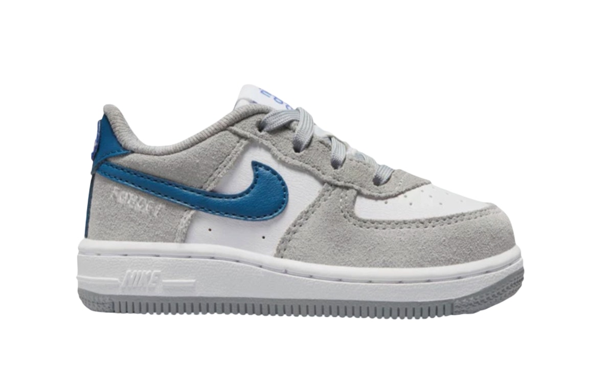 Pre-owned Nike Babies'  Air Force One Athletic Club Light Smoke Grey (td) In Light Smoke Grey/marina/white