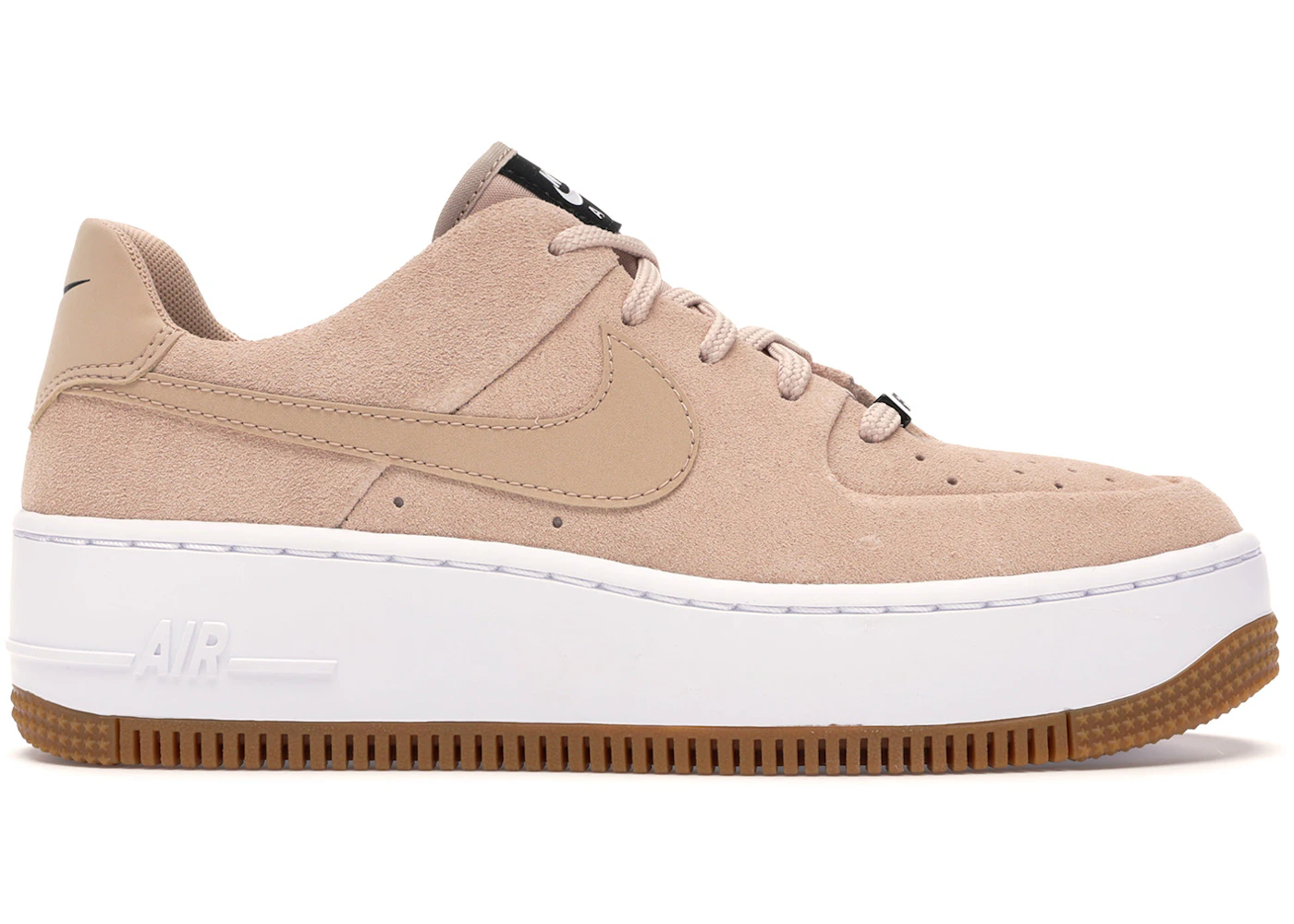 Basketball Shoes Nike Air Force Sage Low Beige Suede Nike Air