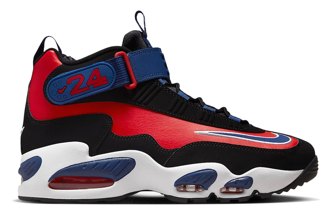 Pre-owned Nike Air Griffey Max 1 Usa Black In Black/deep Royal Blue-university Red-deep Royal Blue-white