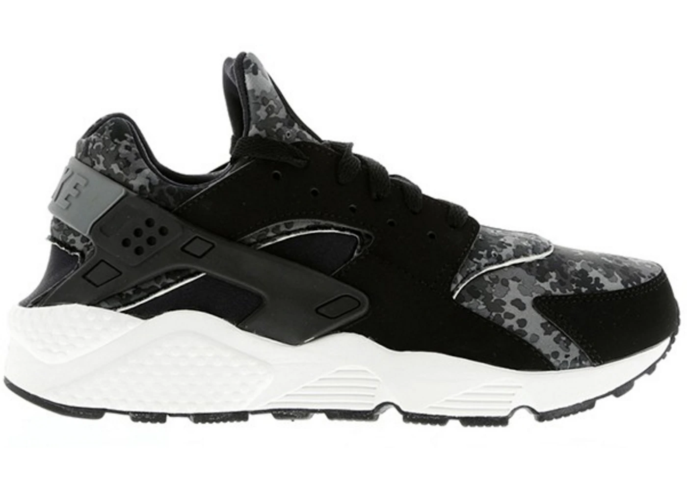 Nike huarache black and white camo Clearance