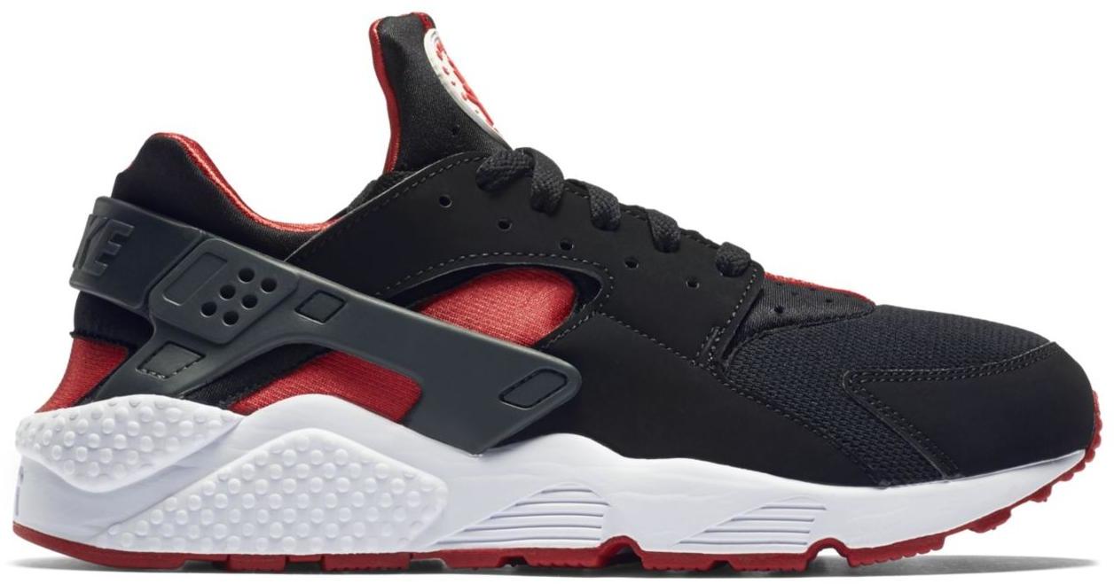 huaraches red and black